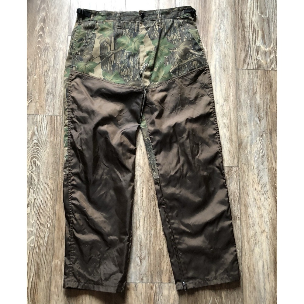 Winchester Vintage 90s Brush Briar Trebark Camo Canvas Hunting Pants Large